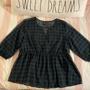 Torrid sz 2 babydoll top